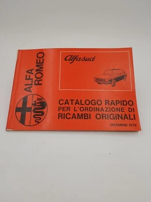Manuale officina Alfa Romeo Alfasud tutte le versioni catalogo ricambi originale - Immagine 1 di 4
