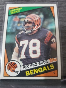1984 Topps #45 Anthony Munoz HOF Bengals