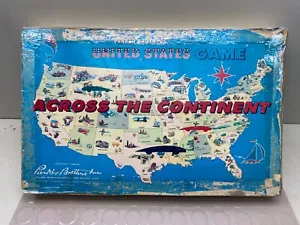 Vintage Parker Brothers The United States Game Across the Continent Game - Picture 1 of 16