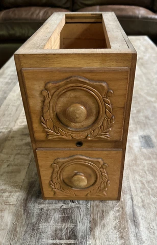 Vintage Singer Sewing Machine Drawers in Rack Cover