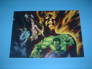 MARVEL COMICS THE DEFENDERS INCREDIBLE HULK & SUB-MARINER POSTER PIN UP NEW. - Picture 1 of 1