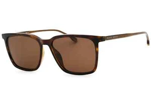 New Hugo Boss HG1086/S/IT 0086 Square Tortoise/Brown Sunglasses Authentic - Picture 1 of 4