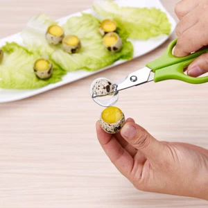 Tijera de huevo de codorniz de acero inoxidable multifuncional abridor de cáscara de huevo herramienta de cocina - Imagen 1 de 5