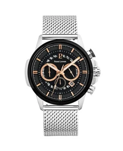 PIERRE LANNIER Men Analog Quartz Casual Watch Classic Dress Black Dial Waterproo - Picture 1 of 6
