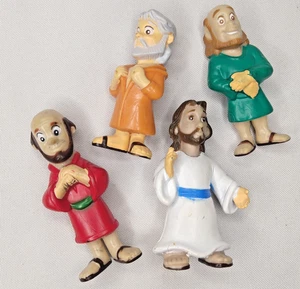 Real Stories of The Bible 3" Figures Bevery Hills Teddy Bear Jesus Jonah - Picture 1 of 4