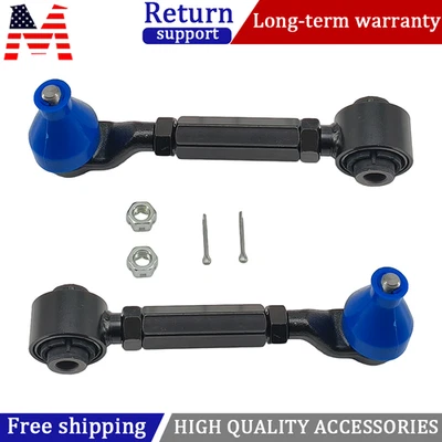 Pair Adjustable Rear Control Arms Alignment Camber Kit For Honda Odyssey 05-17 Foto 1 de 4