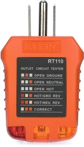 Klein Tools RT110 Power Outlet Receptacle Tester - Picture 1 of 4