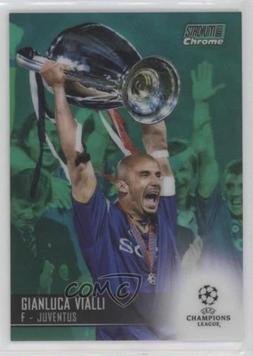2020-21 Topps Stadium Club Chrome UCL Green Refractor /99 Gianluca Vialli #24 - Image 1 of 2