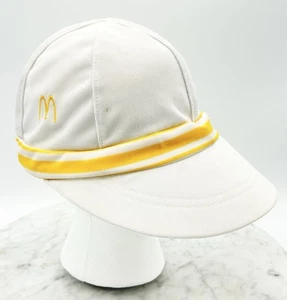 1976 McDonalds Mitarbeiter weiß & gelb Hut selten / Vintage selten Sam Bonk Co. - Bild 1 von 5