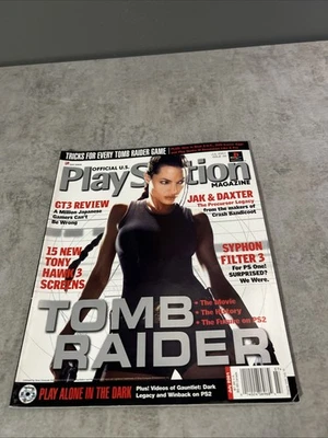 Official PlayStation Magazine Jul 2001 #46 Tomb Raider W/ Inserts - Image 1 of 3