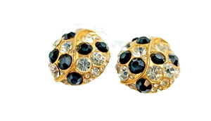 (B1) Orecchini vintage ILSA - Bellissimi clip in cristallo - Foto 1 di 3