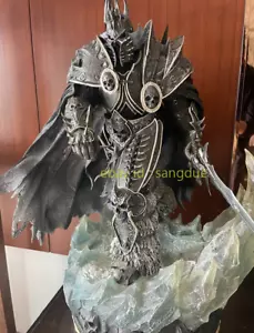 Used SS 1/4 Lich King World of Warcraft Arthas Figure Model Statue In Stock - Picture 1 of 4