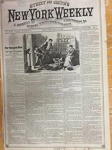 1878 Street & Smith's New York Settimanale Luglio 29 - Nelly Il Newsgirl Parte 4 - Picture 1 of 1