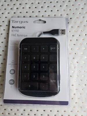 Targus Numeric Keypad New In Box USB Connect. Compatible w/ PC, MAC, Chromebook - Image 1 of 4