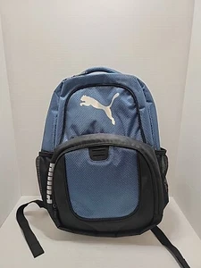 PUMA Challenger Backpack Fully Padded 15” Laptop Pocket Blue Light Dirt On Bag - Picture 1 of 8
