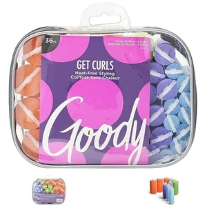 Goody Gocurl Foam Hair Rollers Soft Curlers Assorted Colors , Self-Holding Multi - Picture 1 of 11
