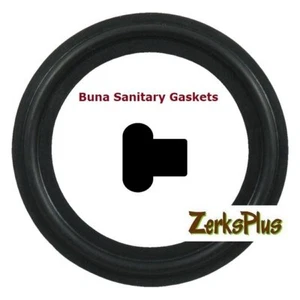 Sanitär Dichtung Tri Clamp Style 1/2" Buna schwarz Preis für 2 Stück - Bild 1 von 1