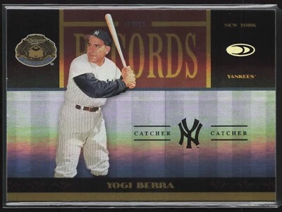 Tarjeta de récords de la serie mundial Donruss de Yogi Berra 2004 #records-2/50 Foto 1 de 2