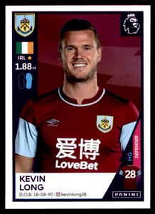Panini Premier League 2021 - Kevin Long (Burnley) No. 120