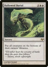 Hallowed Burial Eventide NM White Rare MAGIC THE GATHERING MTG CARD ABUGames