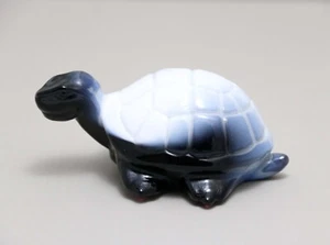 FENTON ART GLASS AMETHYST MILK GLASS SLAG TURTLE - Picture 1 of 6