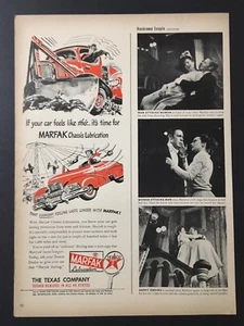 1948 Texaco Marfak Lubrication If Your Car Feels Like A Bulldozer Print Ad - Picture 1 of 1