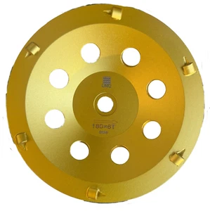 7" Diamond cup wheel 6 big PCD: concrete heavy coating removal 7/8-5/8" hole - Picture 1 of 2