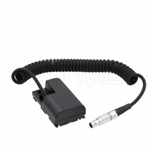 LP-E6 Dummy Battery 2 Pin Power Adapter Cable for Canon SmallHD 502 702 Monitor - Picture 1 of 4