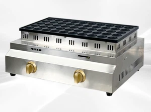 NEW Nonstick 50 Pcs Mini Pancake Machine Poffertjes Baker Dutch Maker Propane LP - Picture 1 of 8