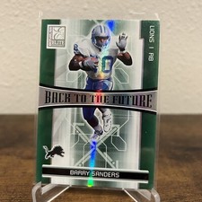 2006 Donruss Elite Back to the Future Green #6 Barry Sanders / Kevin Jones /1000