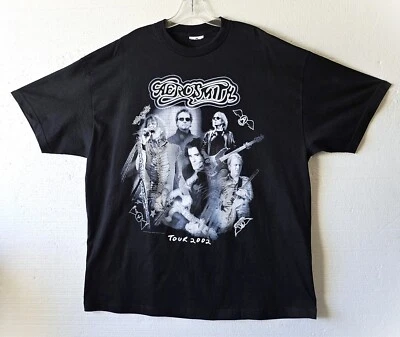 Vintage Aerosmith T-Shirt 2002 U.S. Band Tour Concert Tee Shirt 2XL - Image 1 of 4