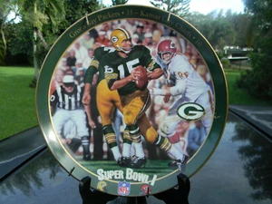 "BART STARR; WINNING THE FIRST ONE" SUPER BOWL 1, Bradford Exchange Plate,1995 - Picture 1 of 9