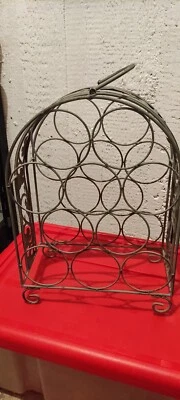 Portabottiglie in ferro battuto - Immagine 1 di 3