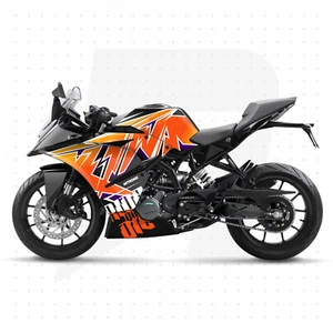 Graphics Kit for KTM RC 125 200 250 390 2014 2015 2016 2017 2018 2019 2020 2021 - Picture 1 of 5