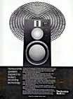 vtg TECHNICS SPEAKERS MAGAZINE PRINT AD Stereo Hi-Fi Honeycomb R&B Series Pinup
