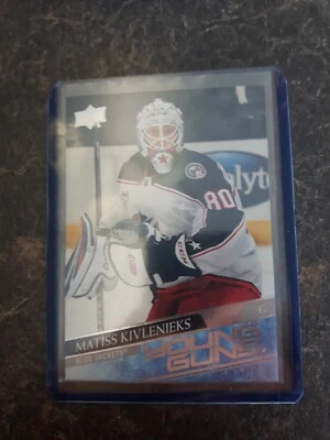2020-21 Upper Deck Series 2 Young Guns Matiss Kivlenieks YG RC Card# 480 - Image 1 of 2