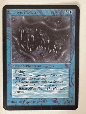 Magic the Gathering MTG Alpha Phantom Monster MP  (Beta Bob) - Image 1 of 2