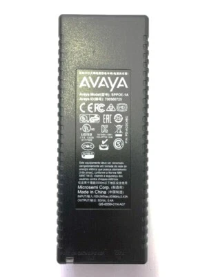 Fuente de alimentación de inyector Avaya PoE para Avaya 9608 9611G 9621G 9641G 9641GS con PC Foto 1 de 3