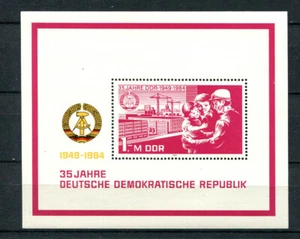 Germany - DDR : 35th Anniversary souvenir sheet from 1984 - mint NH - Picture 1 of 1