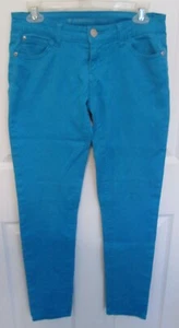 Turquoise Blue Skinny Stretch Jeans Size 5 from CELEBRITY PINK - EUC - Picture 1 of 5