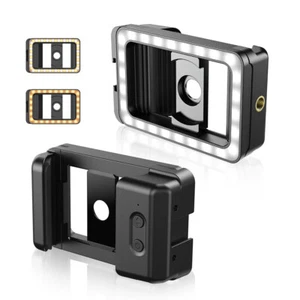 APEXEL 17mm+37mm Thread Lens Adapter With LED Fill Light For Smartphone - Picture 1 of 6