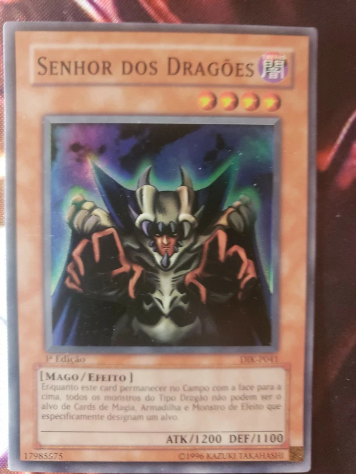 YuGiOh SENHOR DOS DRAGOES Lord Of D Spellcaster HOLO Super RARE DIK-P041 - Image 1 of 1