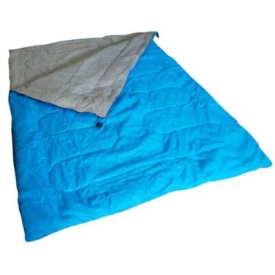 DOUBLE SLEEPING BAG CAMPING CARAVAN WINTER WARM ADULT SIZE - CARRY BAG FREE POST - Image 1 of 2