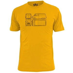 Camiseta para hombre Bedford CA Mk ii Van Planprint coche clásico vintage - Imagen 1 de 3