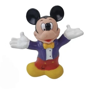 disney mickey 1990 piggy bank height 6" sino american distributors posable head - Picture 1 of 7
