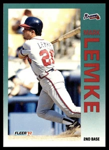 1992 Fleer Mark Lemke Atlanta Braves #362 - Picture 1 of 2