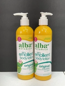 2pk ALBA BOTANICA PLANT BASED ORIGINAL VERY EMOLLIENT HYDRATING BODY LOTION 12oz - Picture 1 of 1