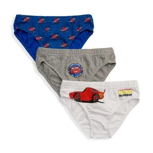 Slips Disney Cars Fermeture Éclair 3 Pièces Officiel Enfant Shorties Intime 5589 - Imagen 1 de 4