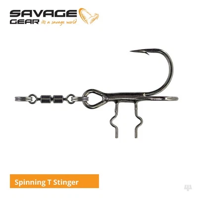 Savage Gear Spinning T Stingers - Pike Perch Zander Predator Fishing Tackle - Image 1 of 2