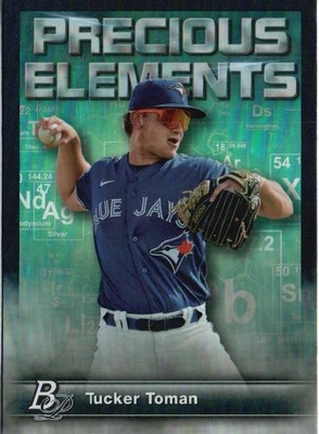 2023 Bowman Platinum #PE-29 Tucker Toman Precious Elements - Image 1 of 2